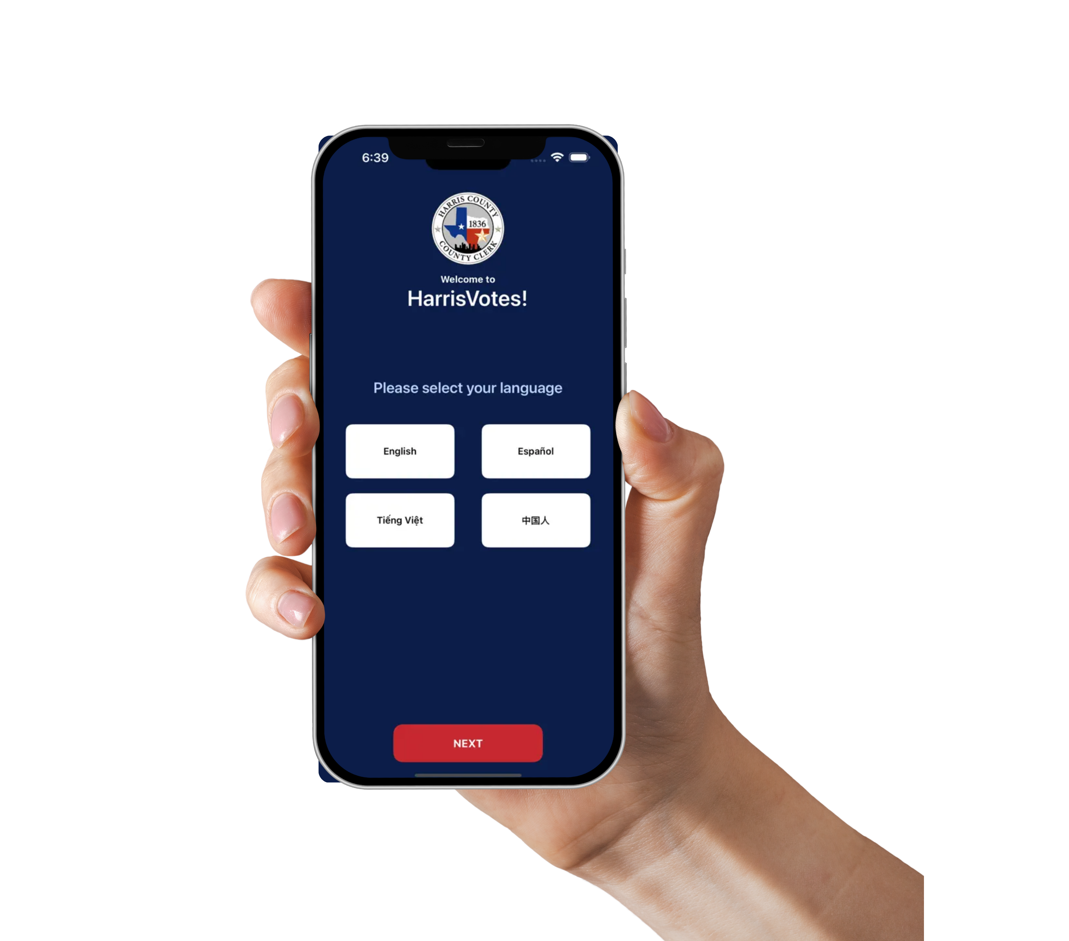 Harris Votes App Image